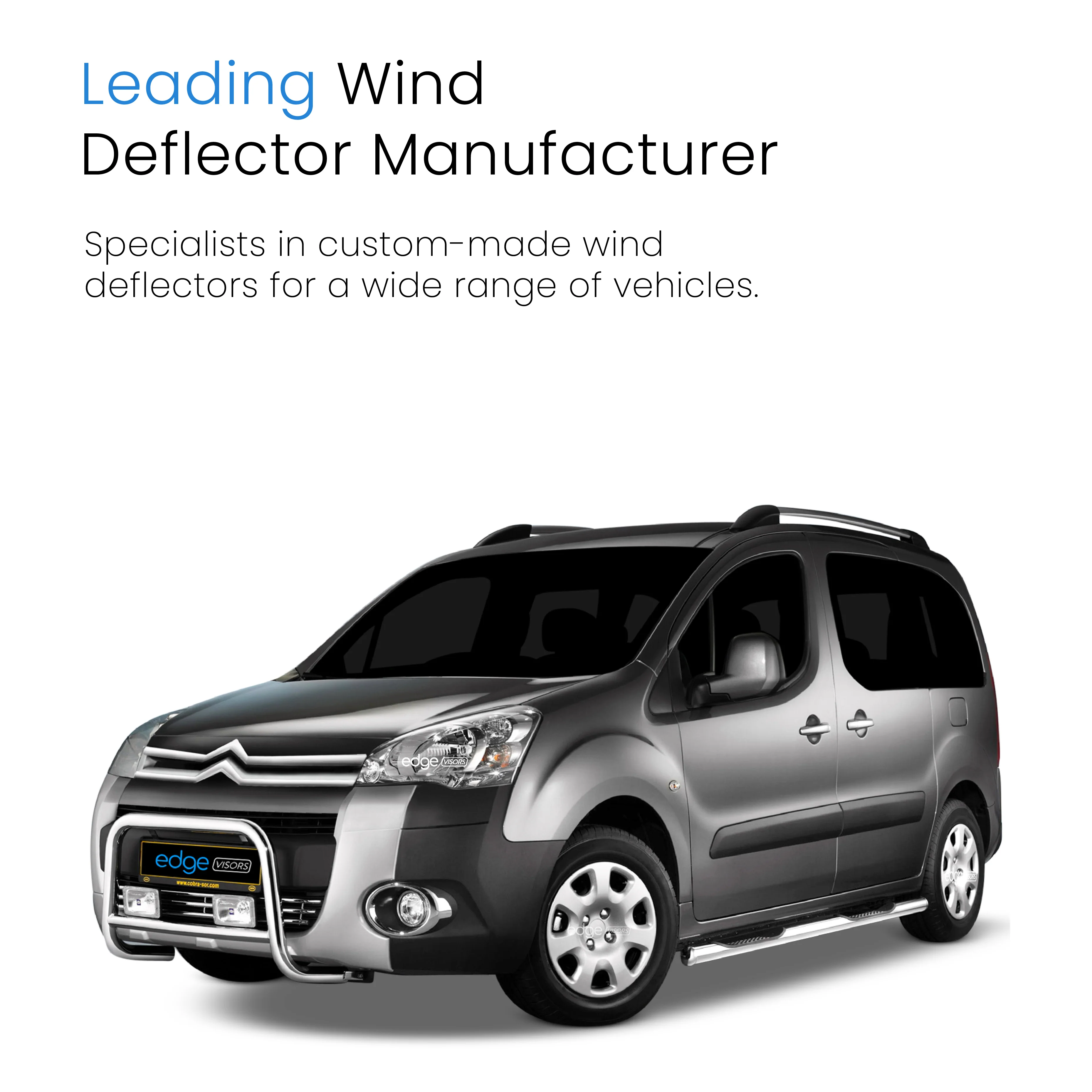 Citroen Berlingo MK2 2008-2018 Van Wind Deflectors 2pc - Image 4