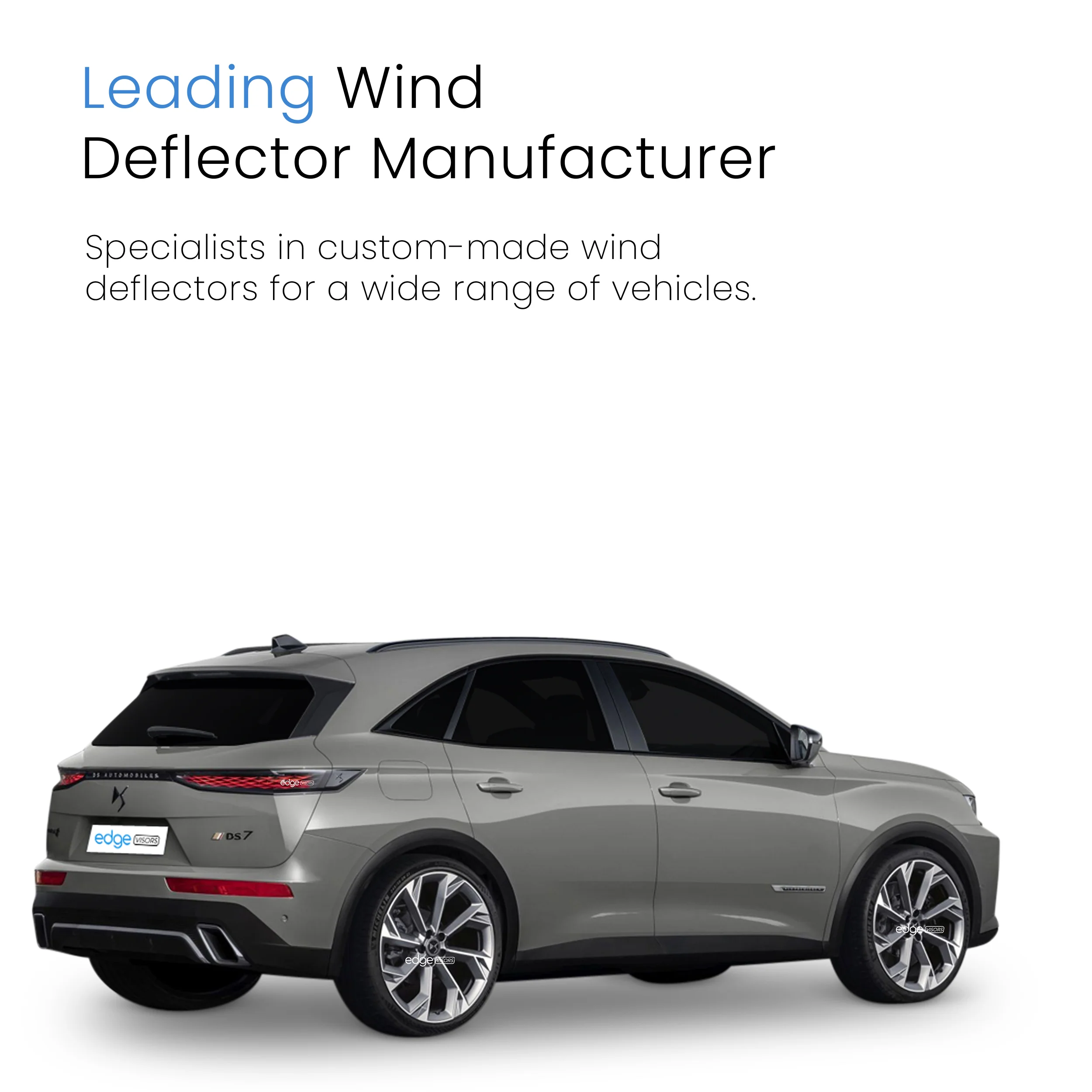 Citroen DS7 2018-onwards 5 Door Crossback Wind Deflectors 4pc - Image 4