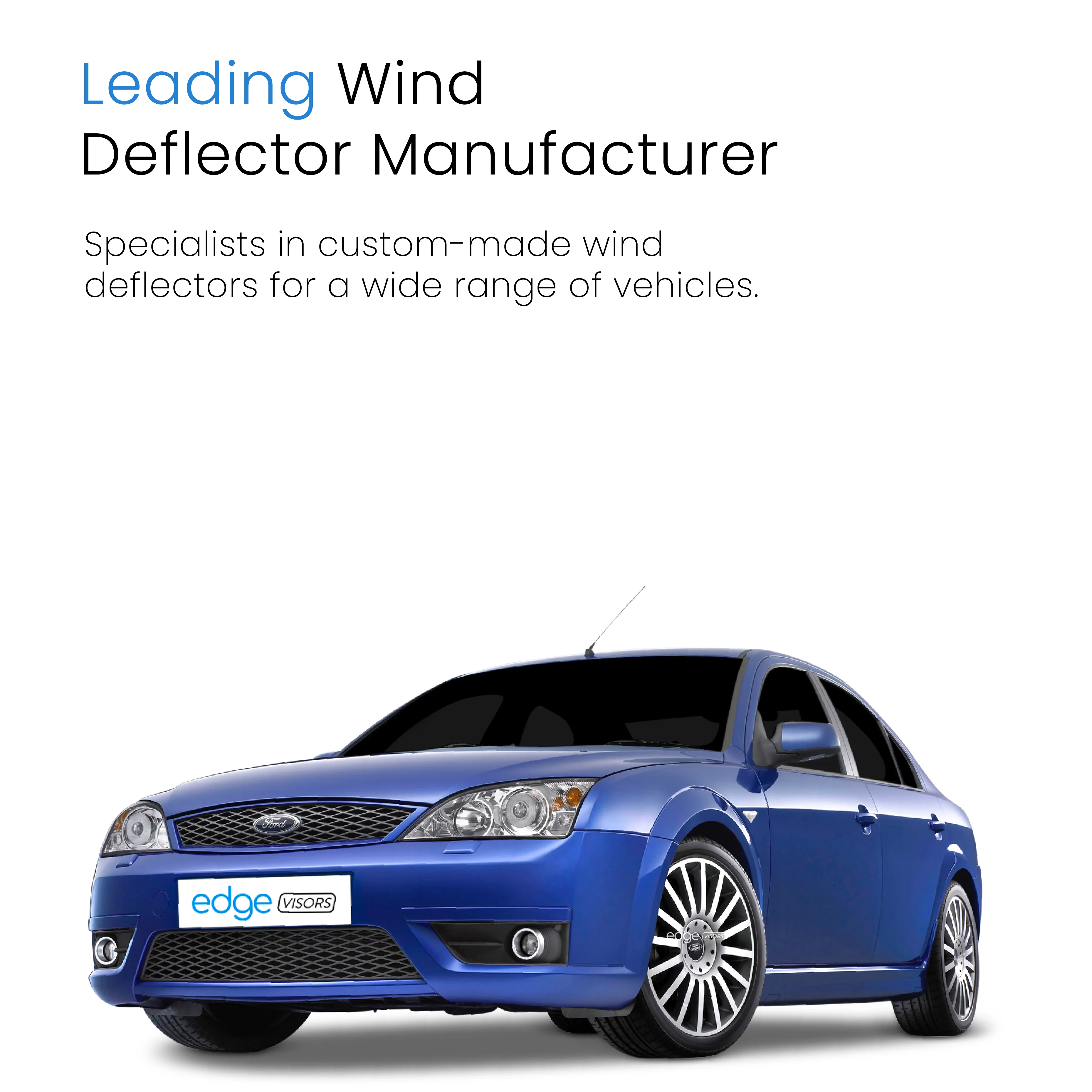 Ford Mondeo MK3 2000-2007 5 Door Hatchback/Saloon Wind Deflectors 4pc - Image 4