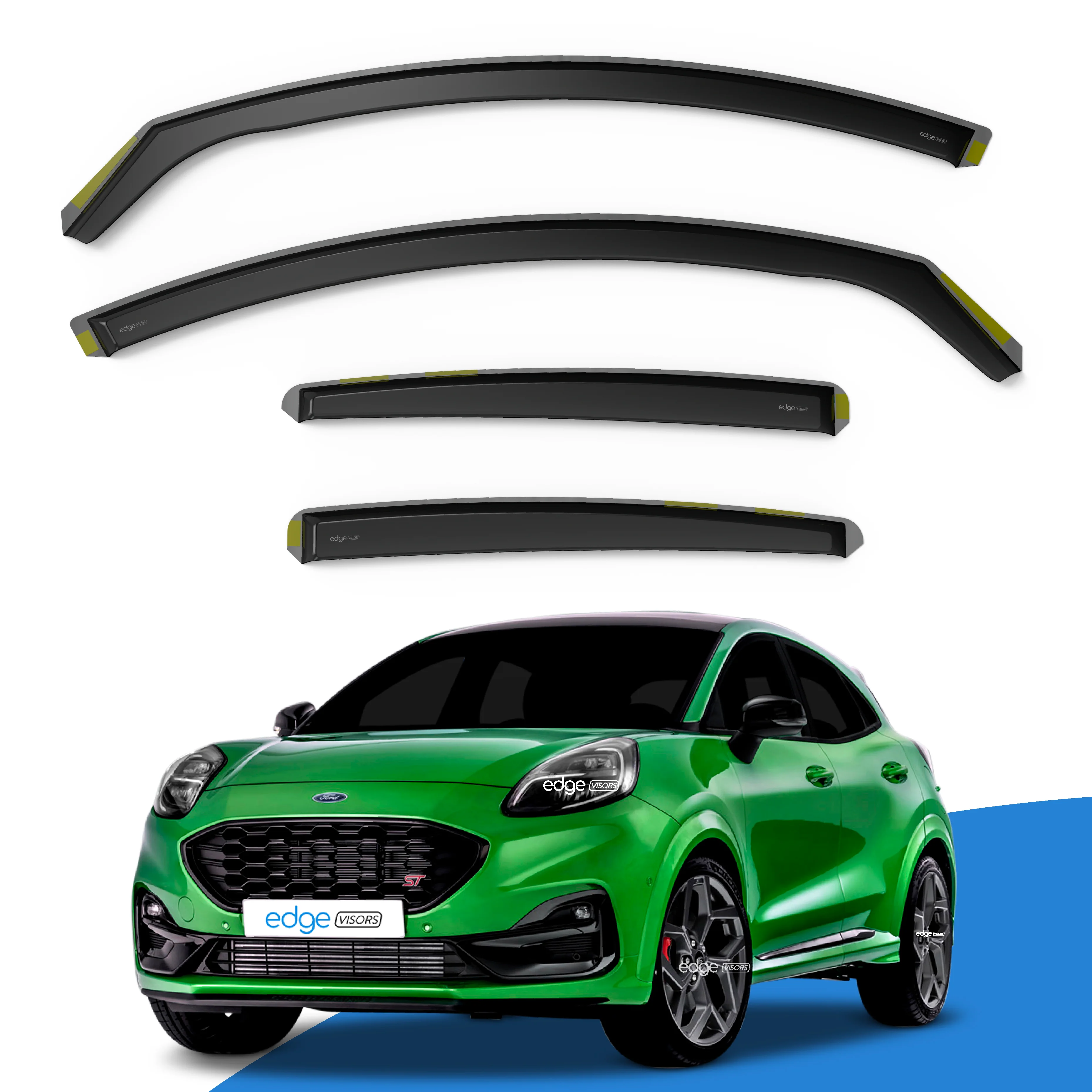 Ford Puma 2019-onwards 5 Door SUV Wind Deflectors 4pc - Image 2