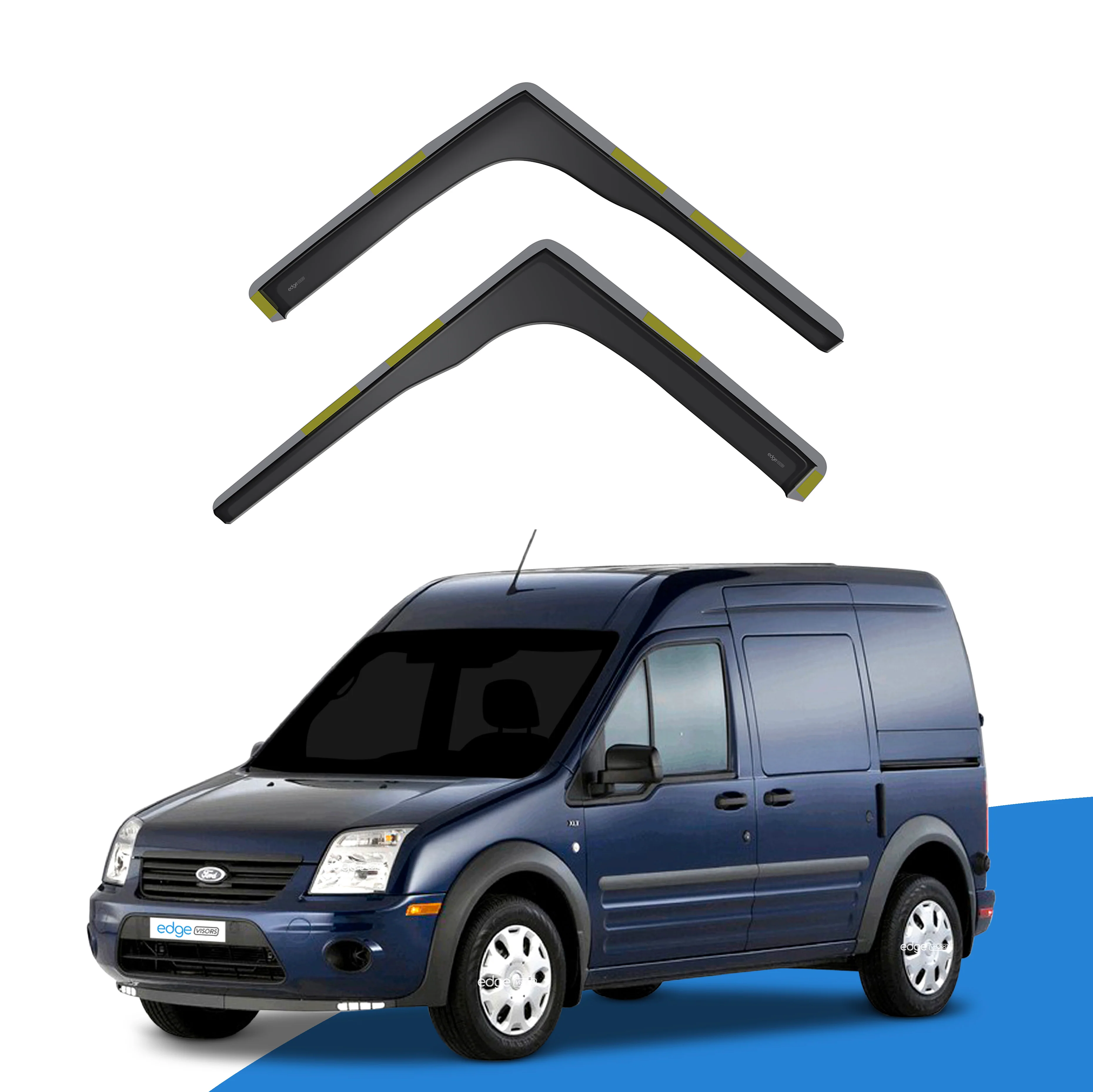 Ford Transit Connect MK1 2002-2013 Van Wind Deflectors 2pc - Image 2