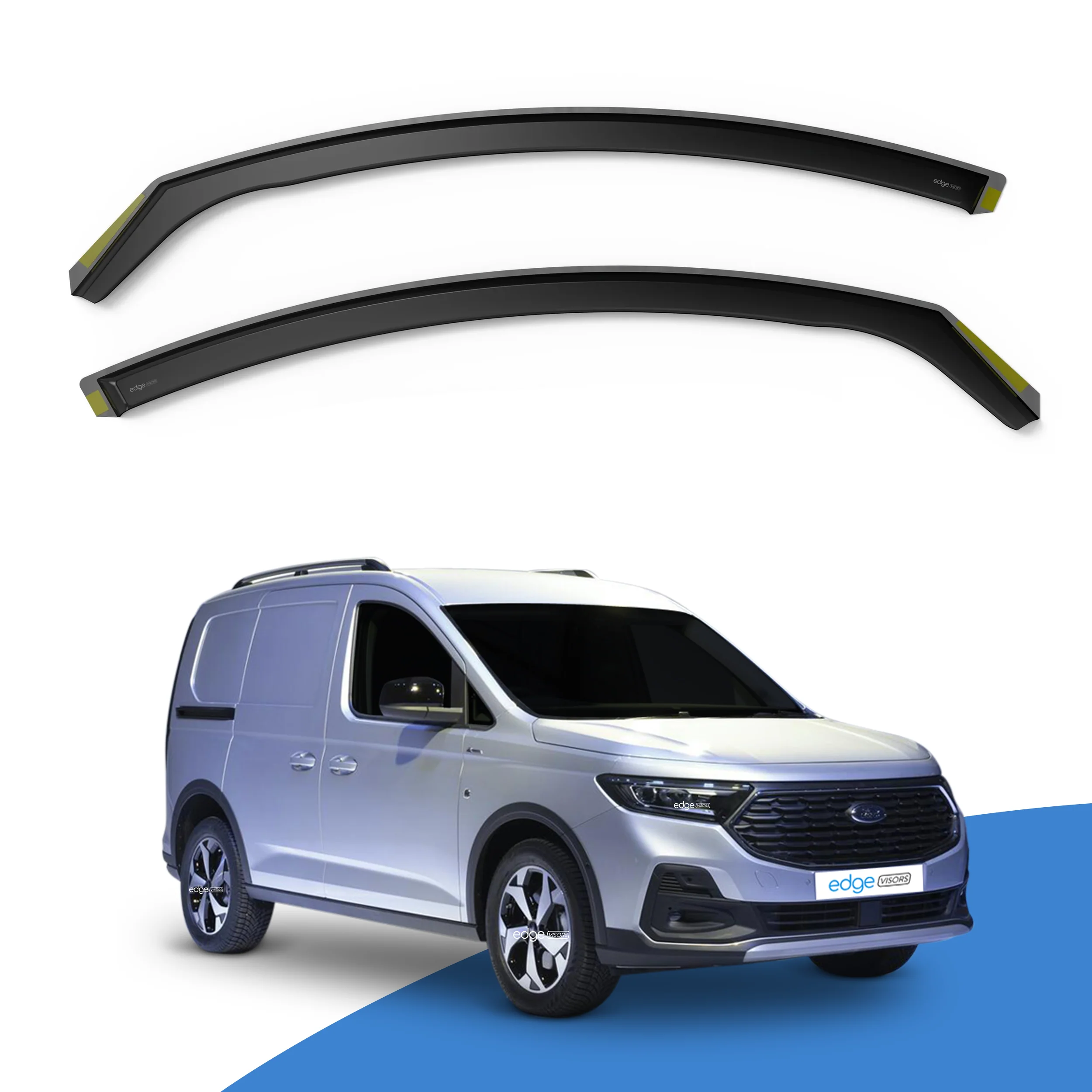 Ford Transit Connect/Tourneo MK3 2023-onwards 2 Door Van Wind Deflectors 2pc - Image 2