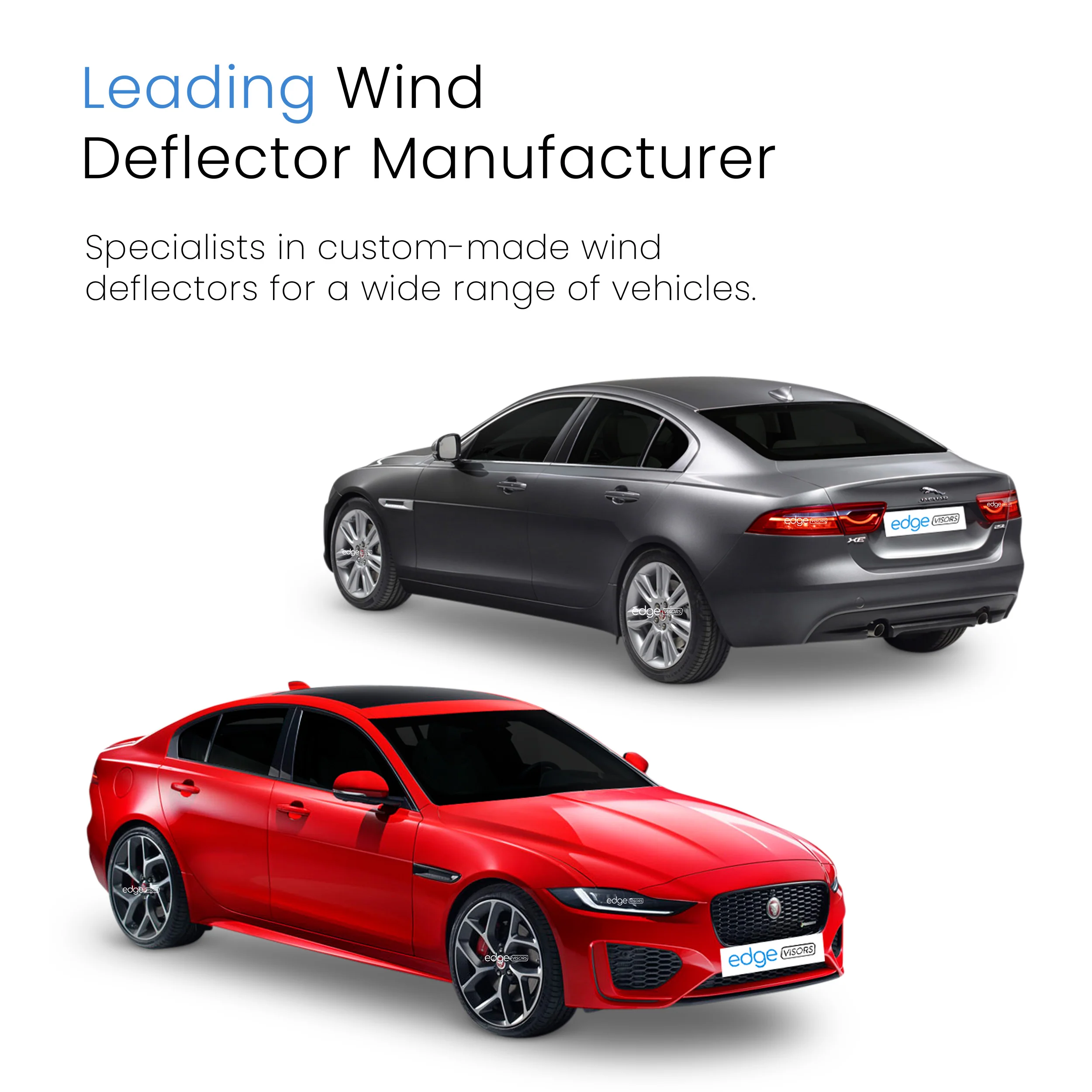 Jaguar XE X760 2015-2024 4 Door Saloon Wind Deflectors 4pc - Image 4