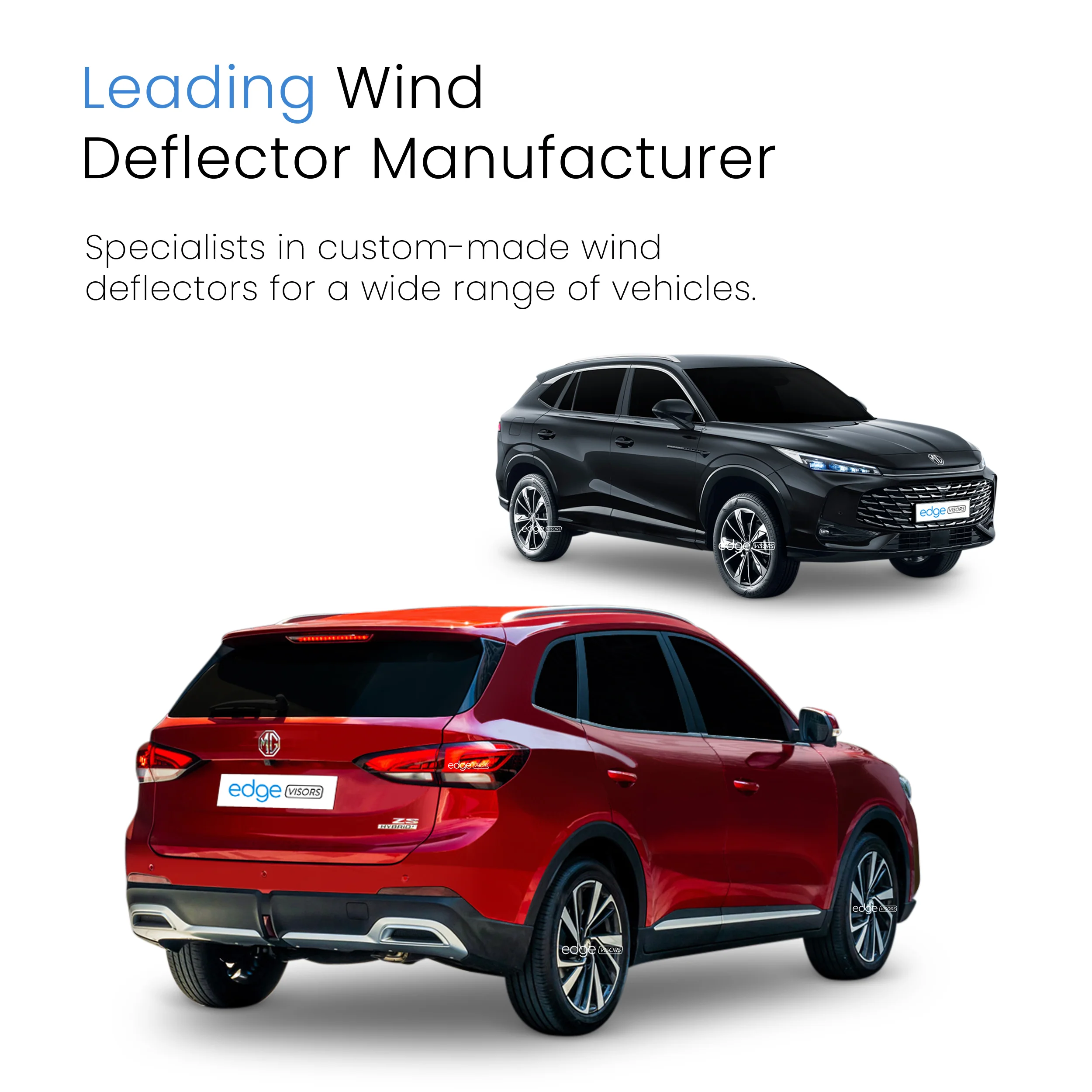 MG ZS MK2 2024-Onwards 5 Door SUV Wind Deflectors 4pc - Image 4