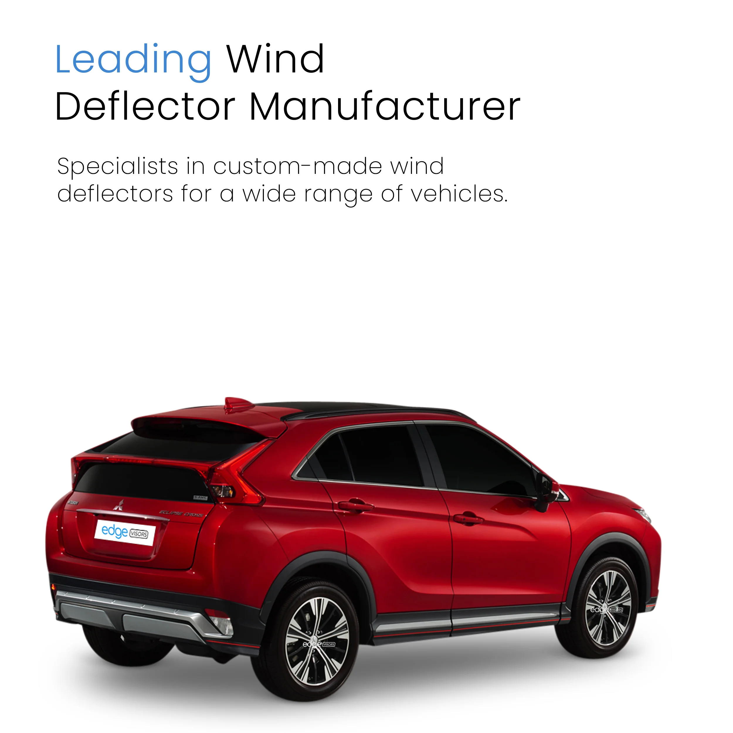 Mitsubishi Eclipse Cross 2018-onwards 5 Door SUV Wind Deflectors 4pc - Image 4