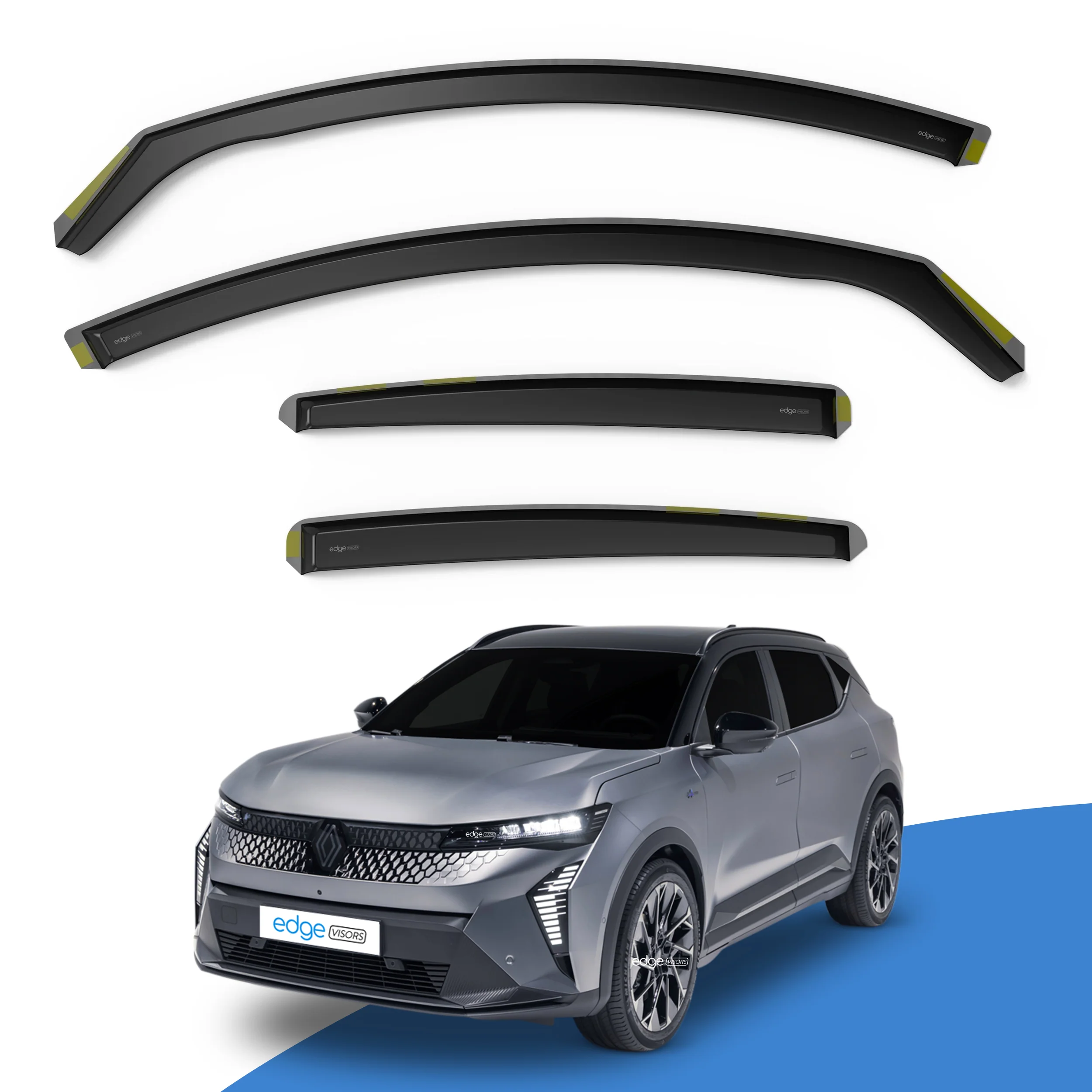 Renault Scenic E-Tech 2024-onwards 5 Door Hatchback Wind Deflectors 4pc - Image 2