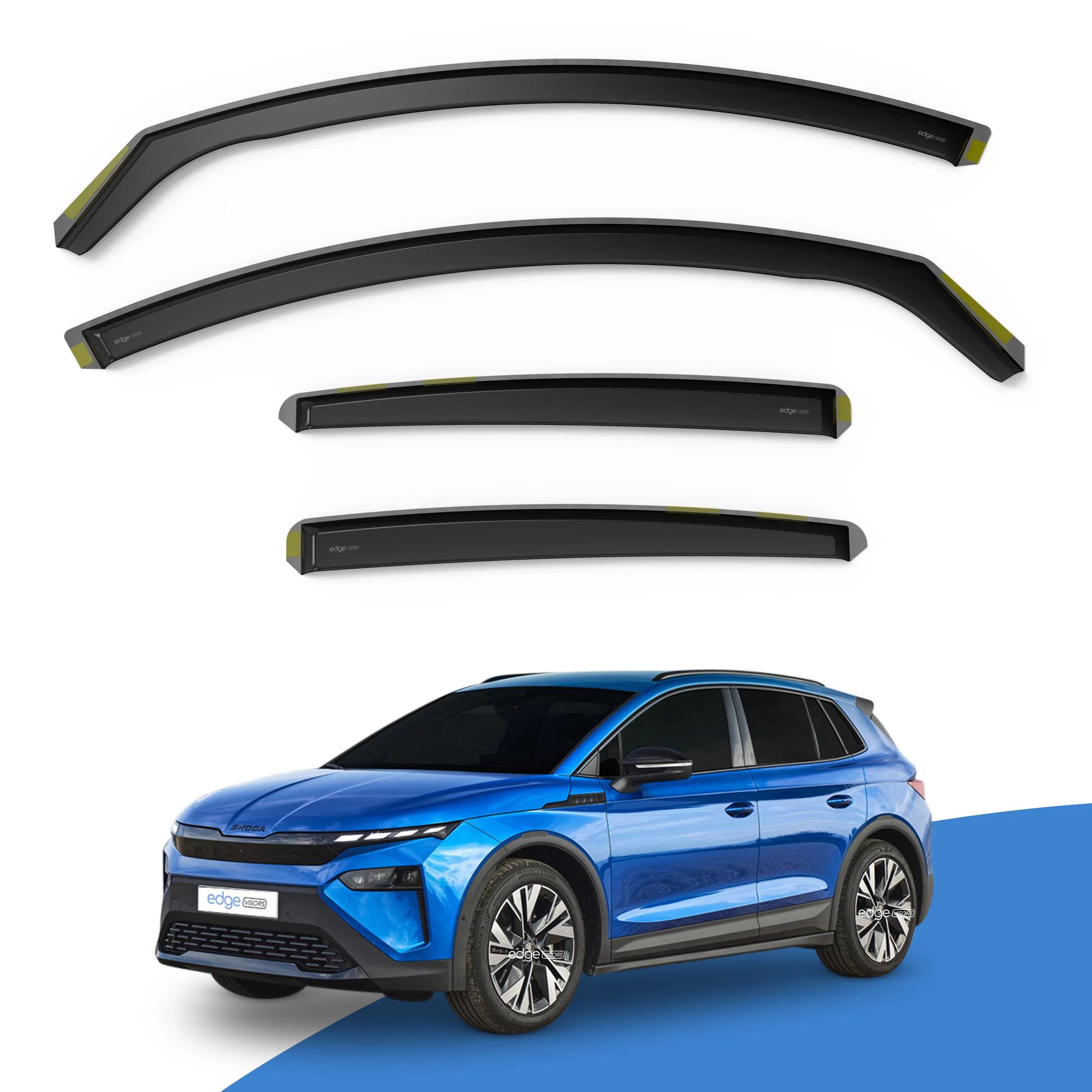 Skoda Elroq MK1 2025-onwards 5 Door SUV Wind Deflectors 4pc - Image 2
