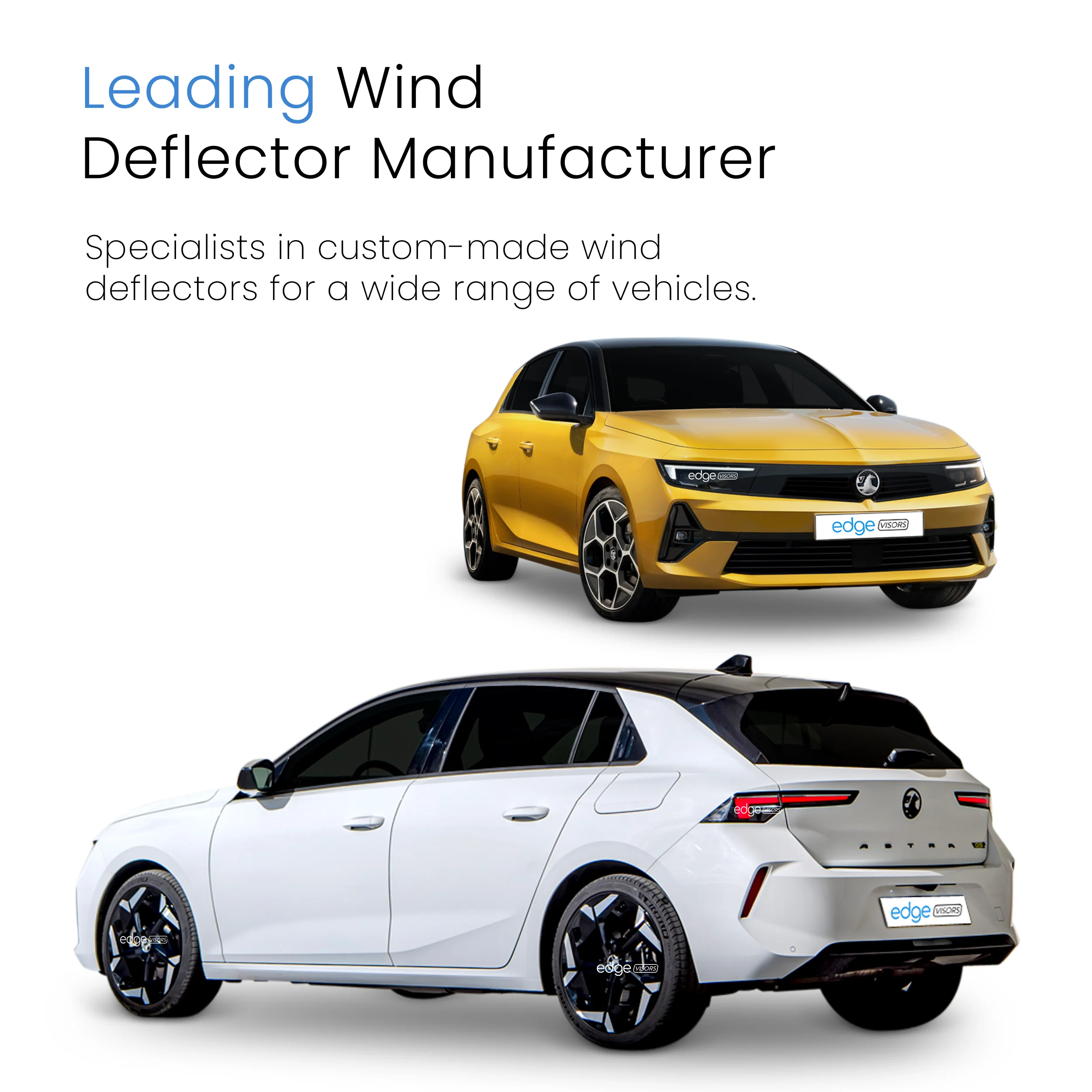 Vauxhall Astra L 2021-Onwards 5 Door Hatchback Wind Deflectors 4pc - Image 4