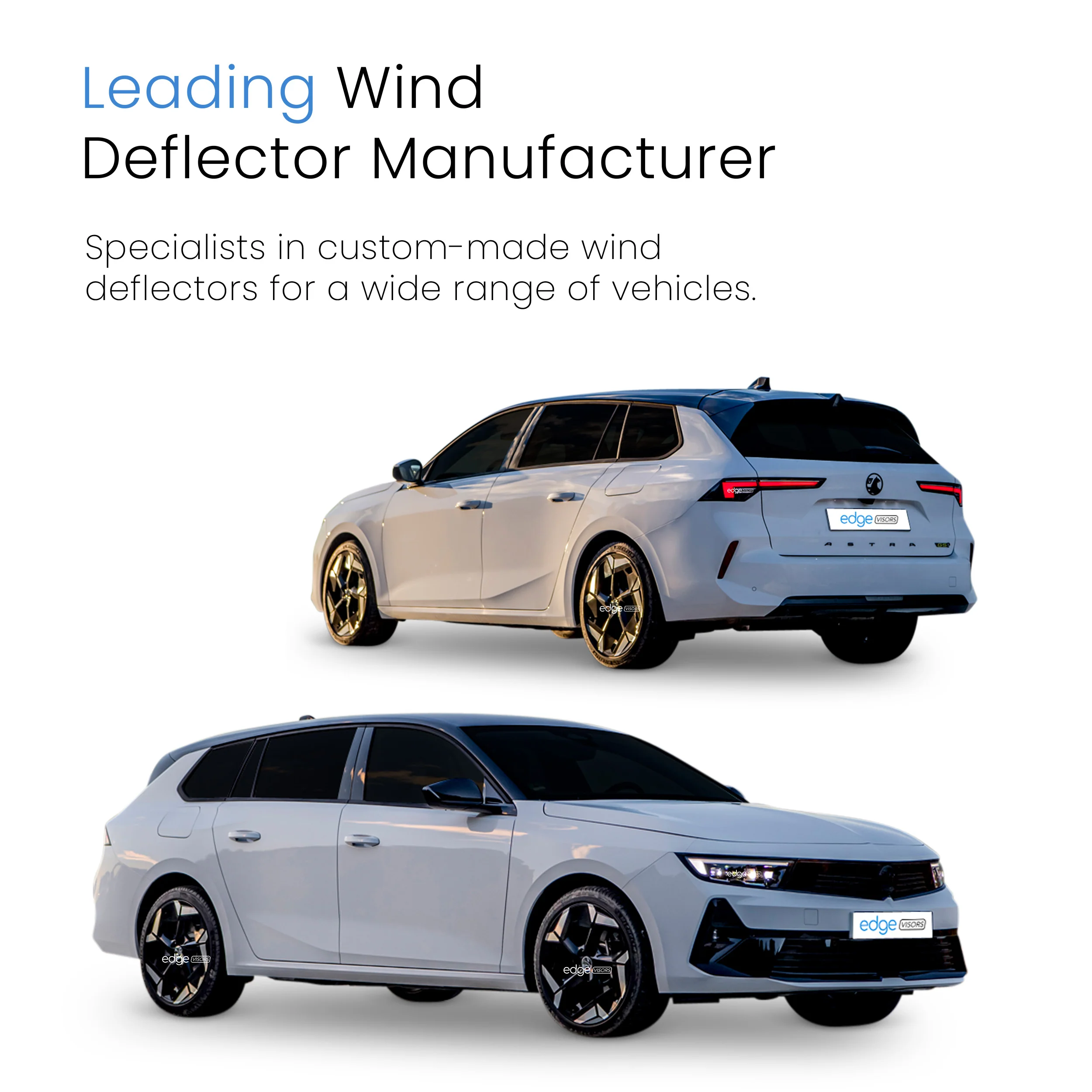 Vauxhall Astra L 2022-Onwards 5 Door Estate Wind Deflectors 4pc - Image 4
