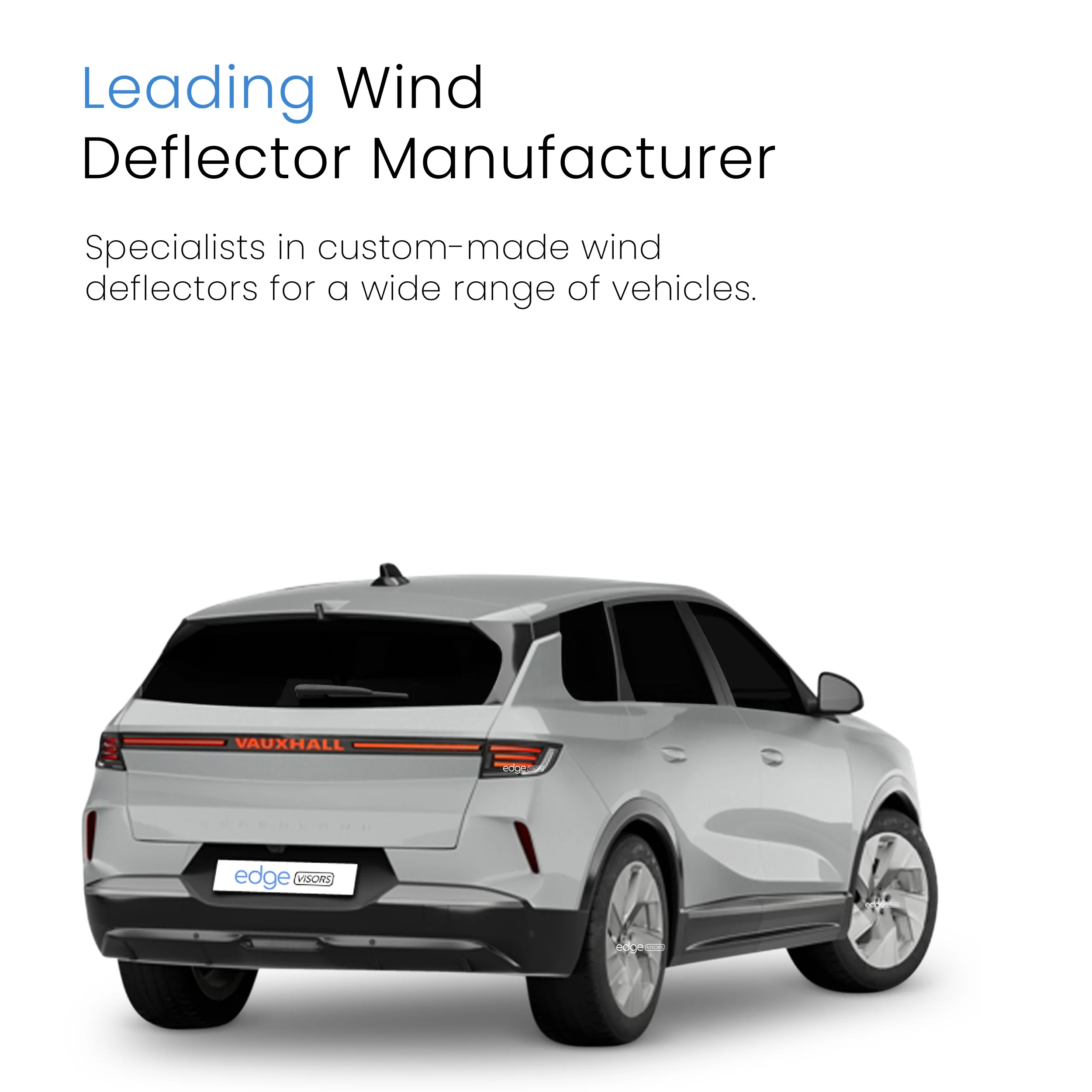 Vauxhall Grandland MK2 2024-onwards 5 Door SUV Wind Deflectors 4pc - Image 4