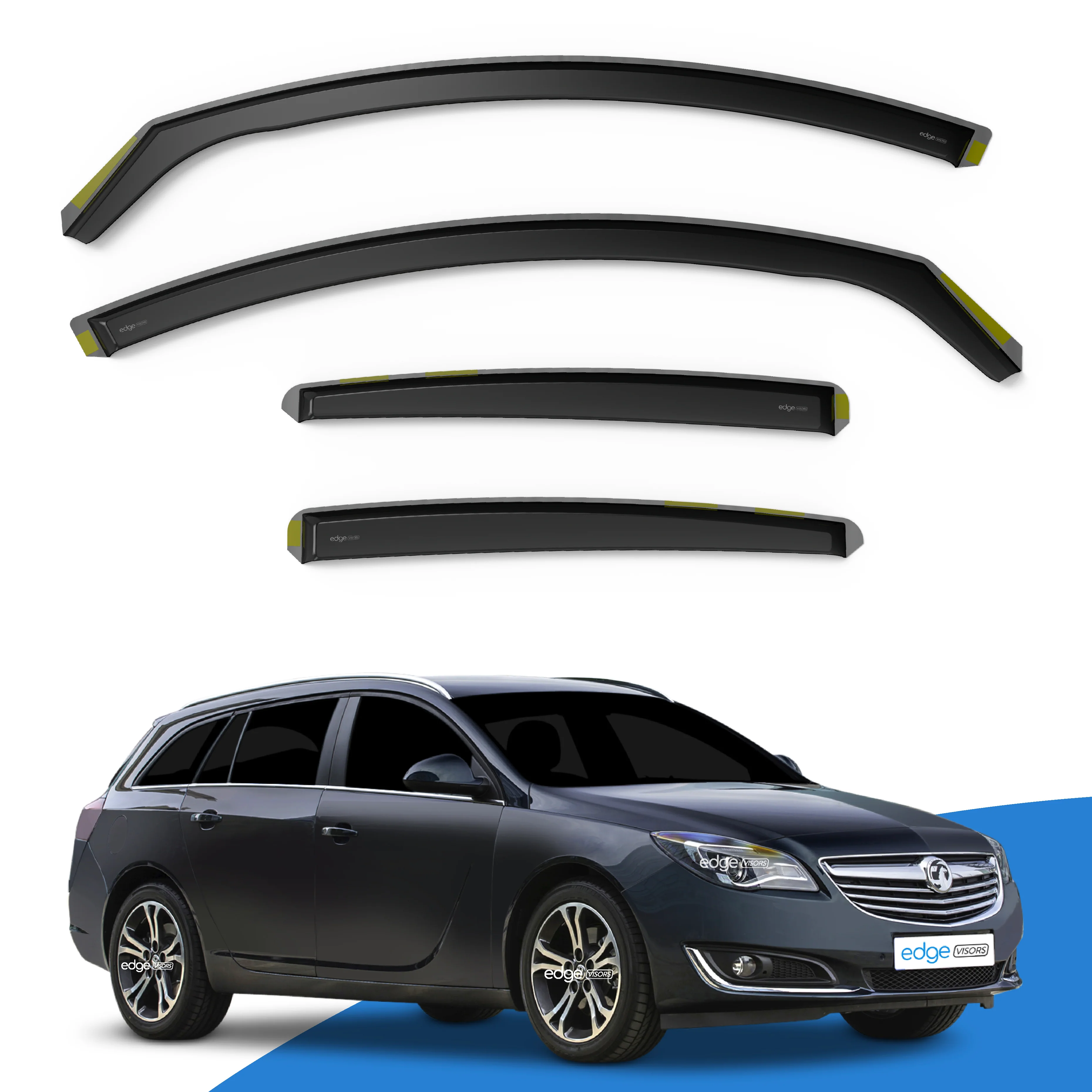 Vauxhall Insignia MK1 2009-2017 5 Door Estate Wind Deflectors 4pc - Image 2