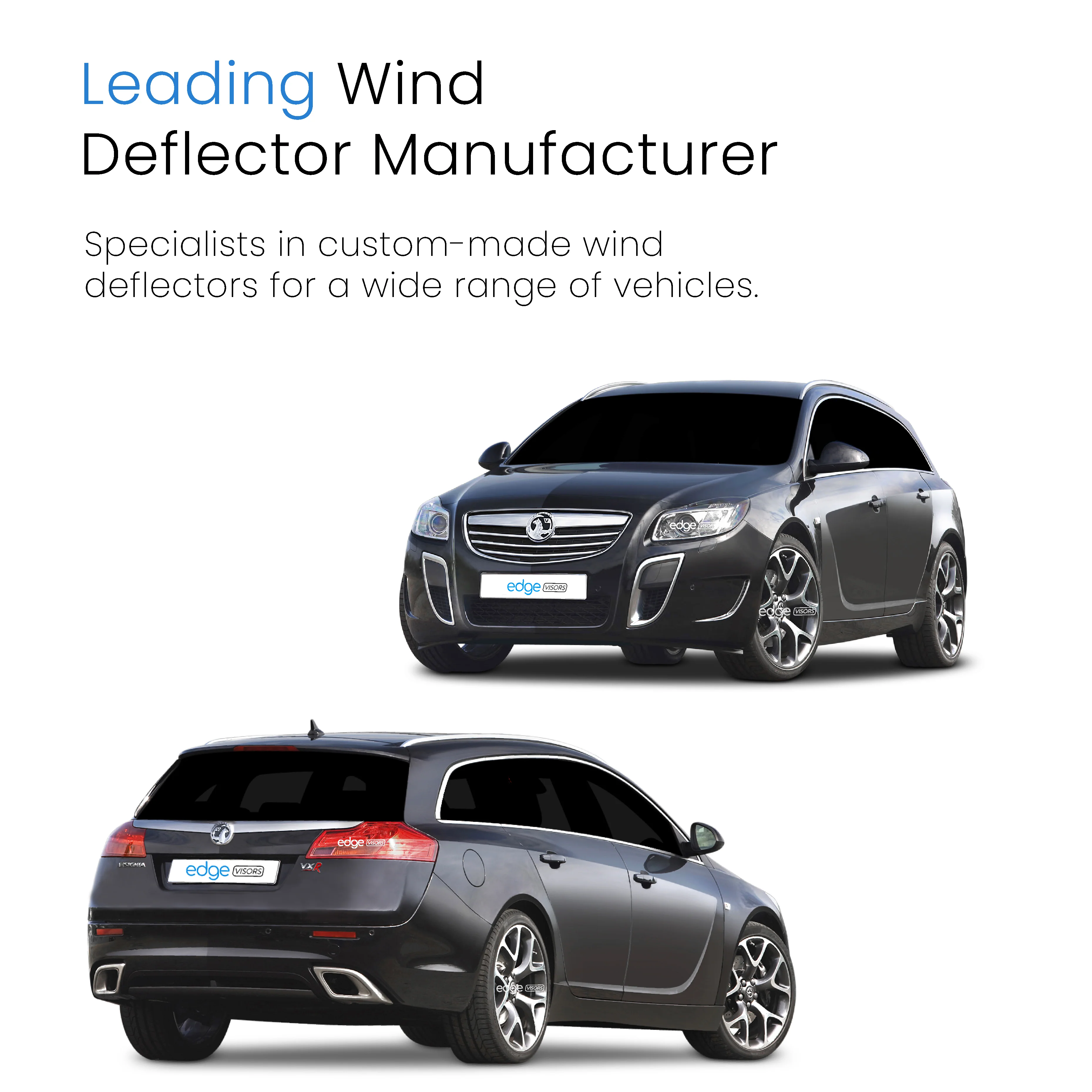 Vauxhall Insignia MK1 2009-2017 5 Door Estate Wind Deflectors 4pc - Image 4