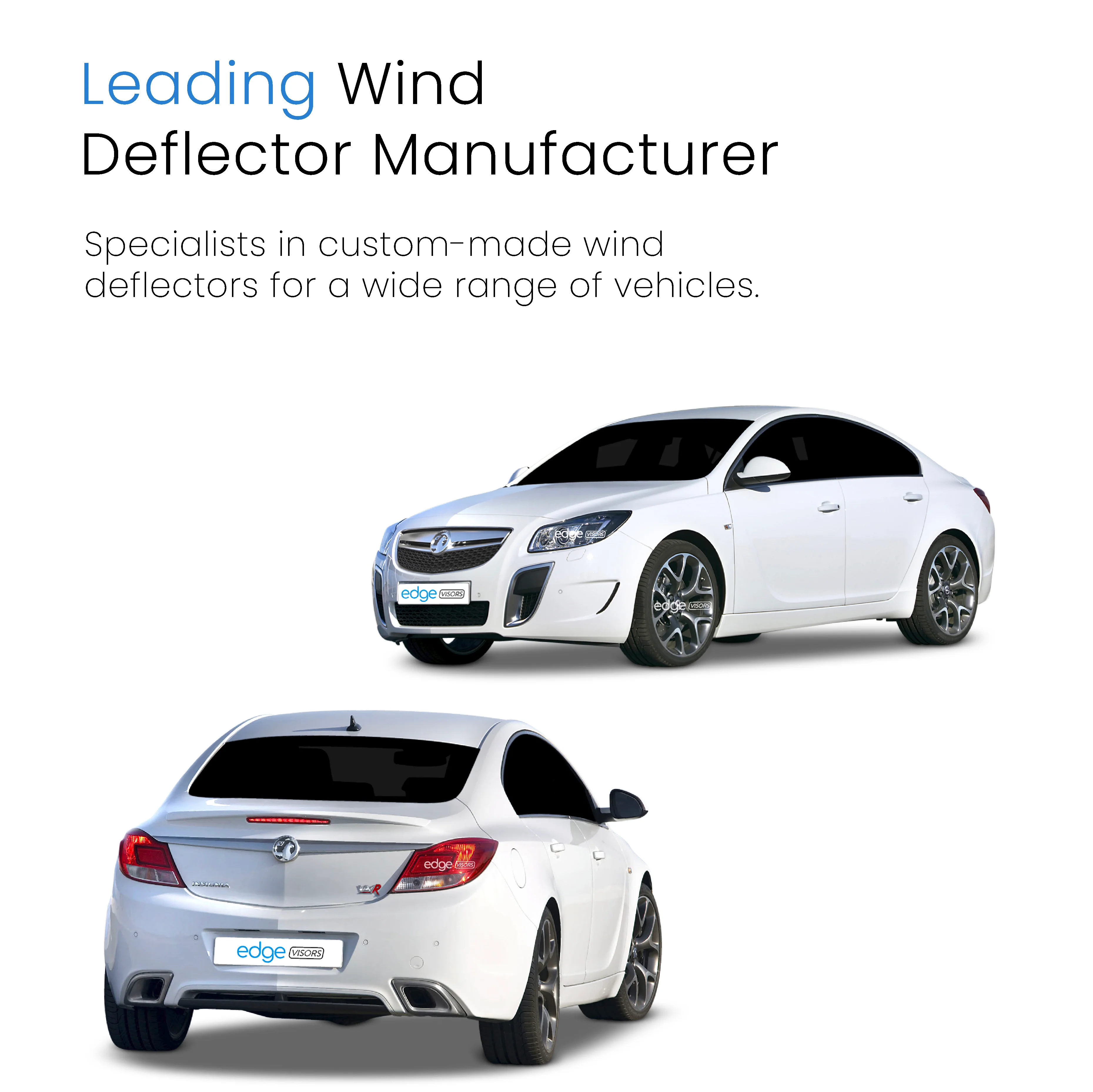 Vauxhall Insignia MK1 2009-2017 5 Door Hatchback/Saloon Wind Deflectors 4pc - Image 4
