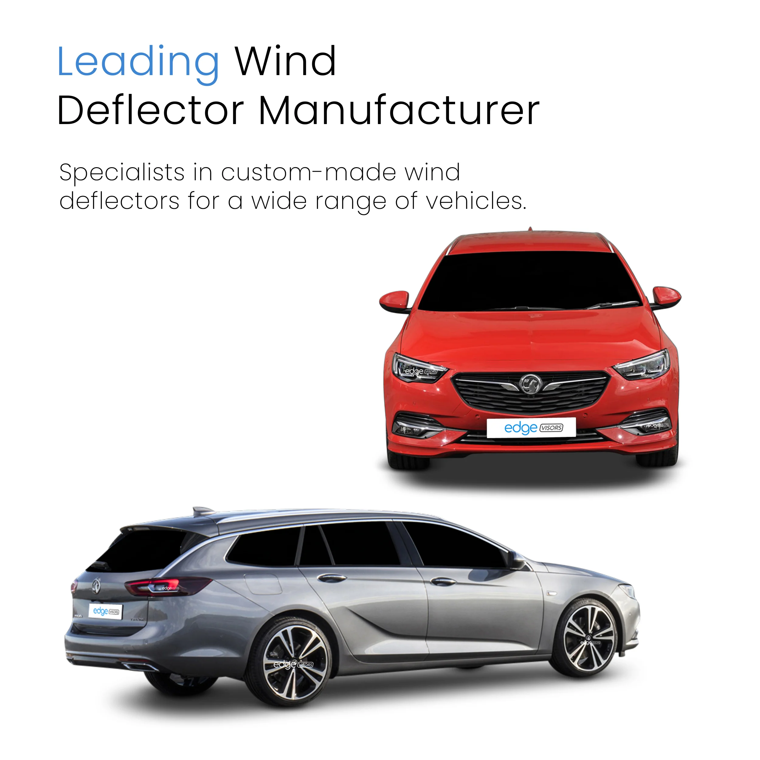Vauxhall Insignia MK2 2017-2024 5 Door Estate Wind Deflectors 4pc - Image 4