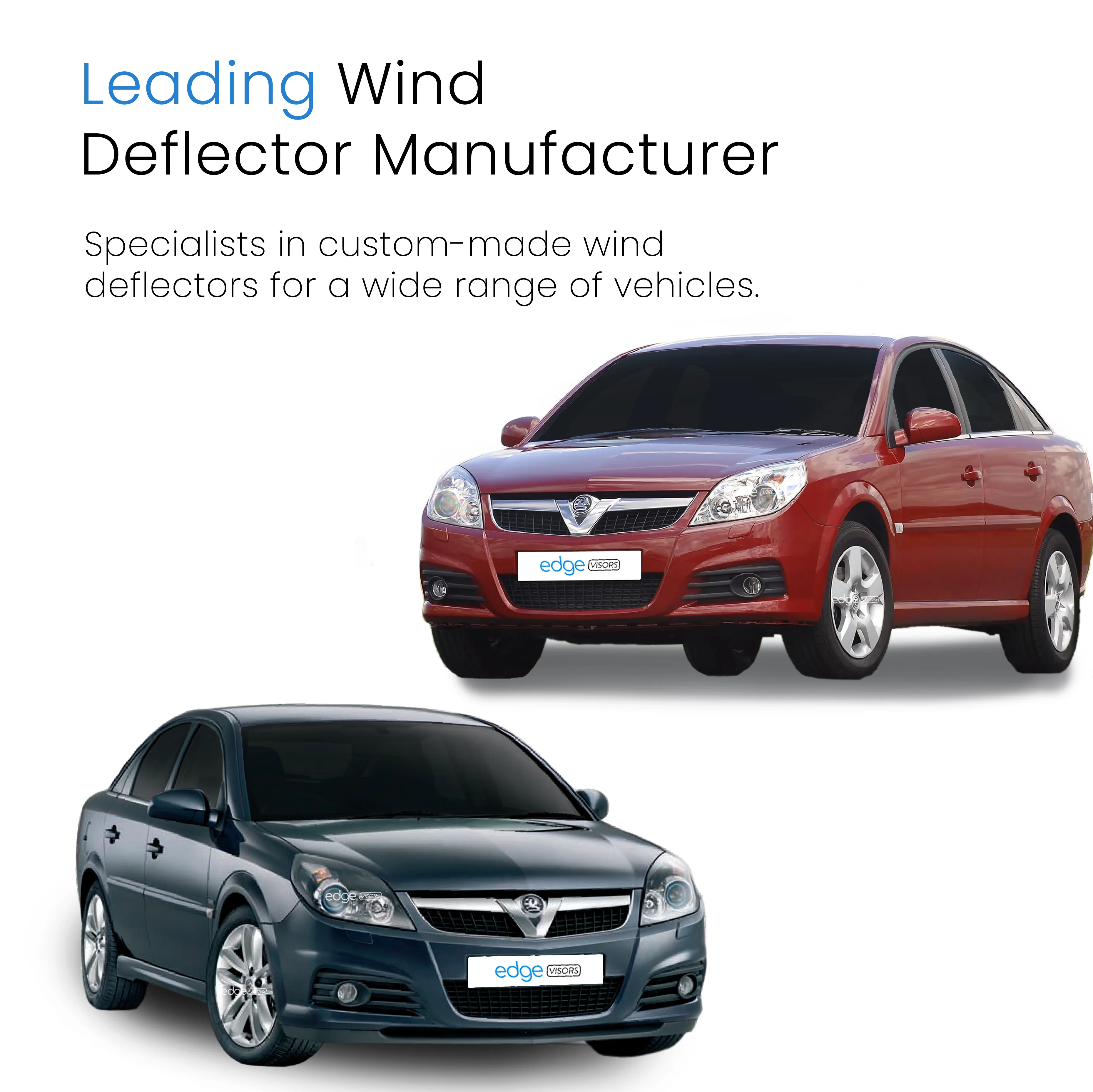 Vauxhall Vectra C MK3 2002-2008 5 Door Hatchback/Liftback Wind Deflectors 4pc - Image 4