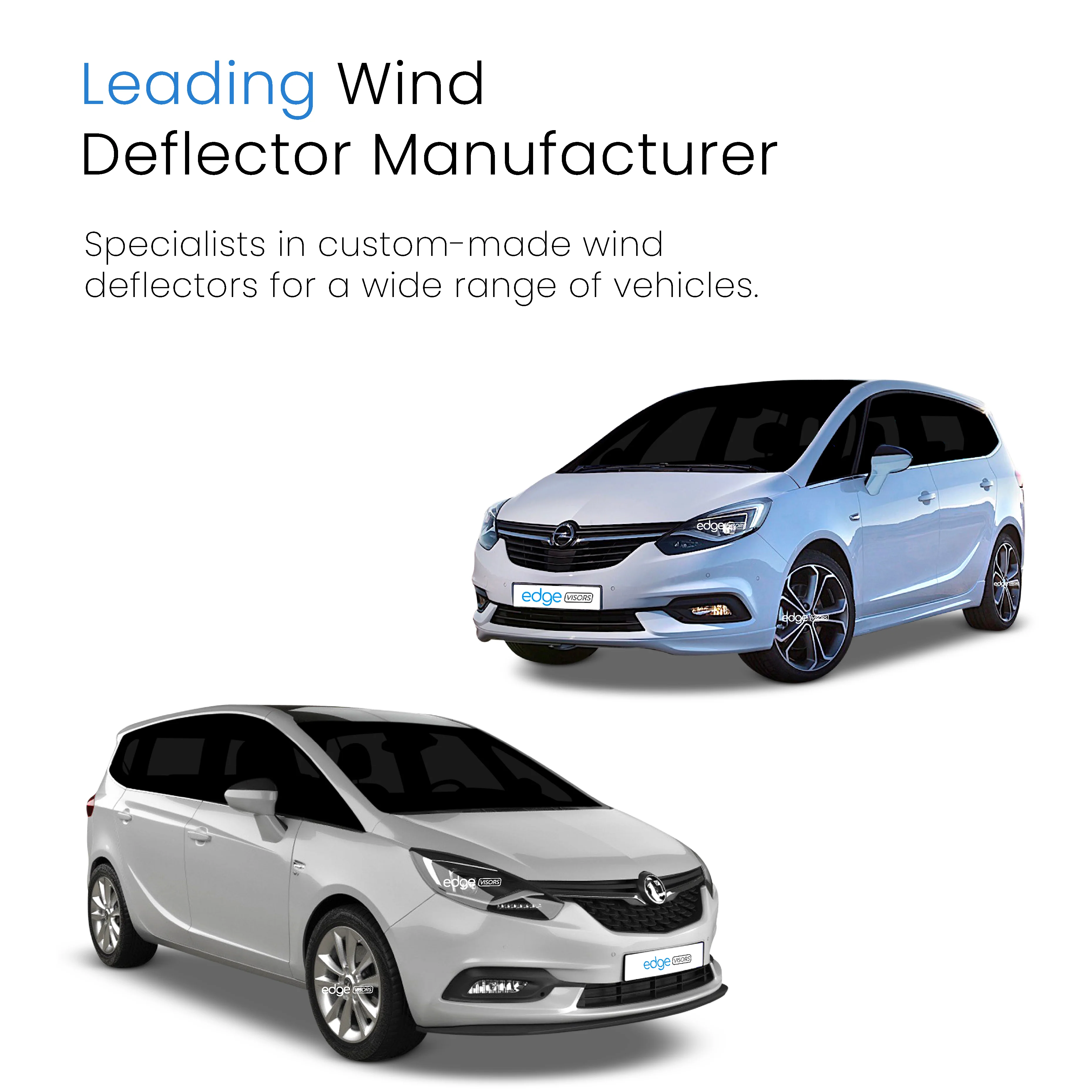 Vauxhall Zafira Tourer C MK3 2012-2019 5 Door MPV Wind Deflectors 4pc - Image 4