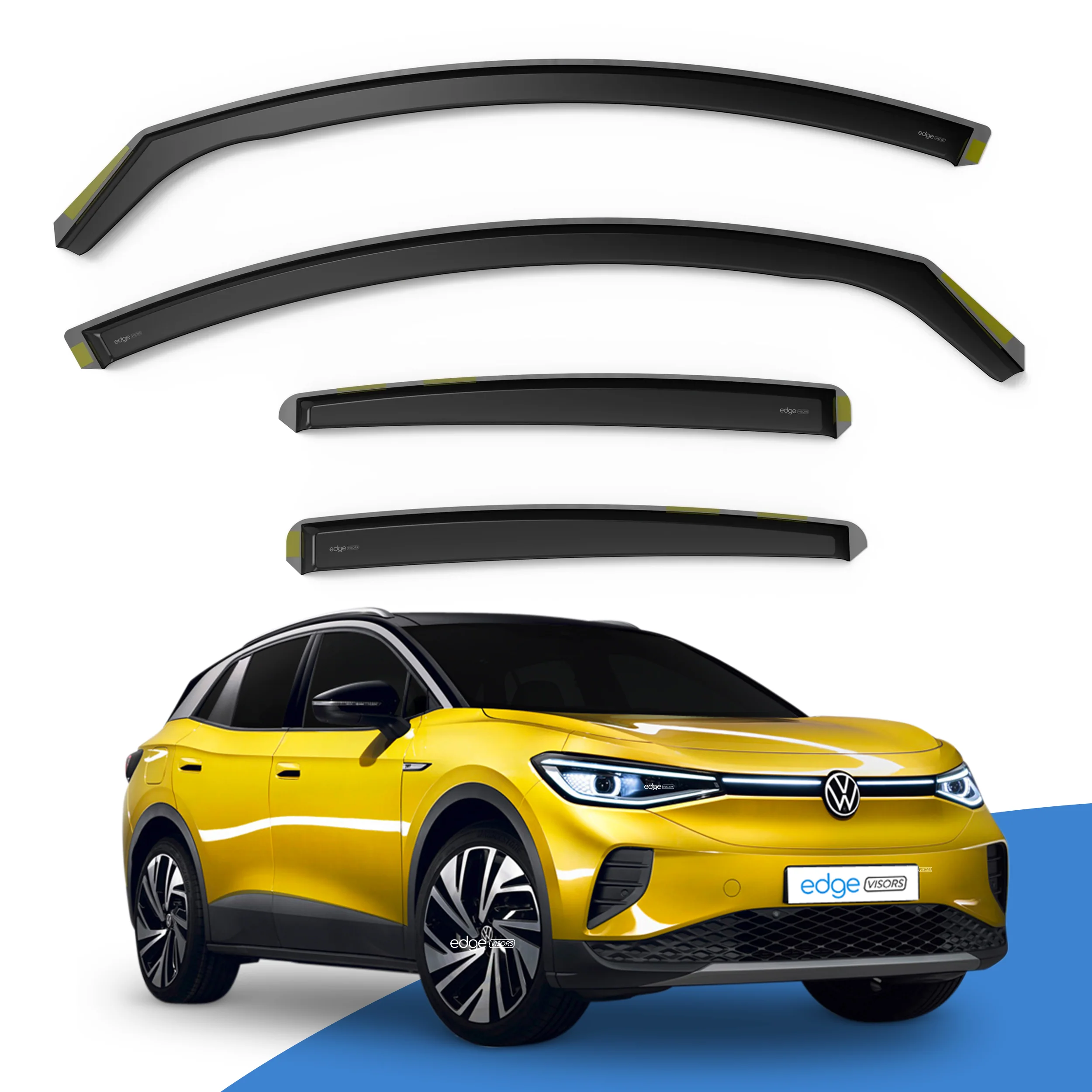 VW ID.4 2020-onwards 5 Door SUV Wind Deflectors 4pc - Image 2