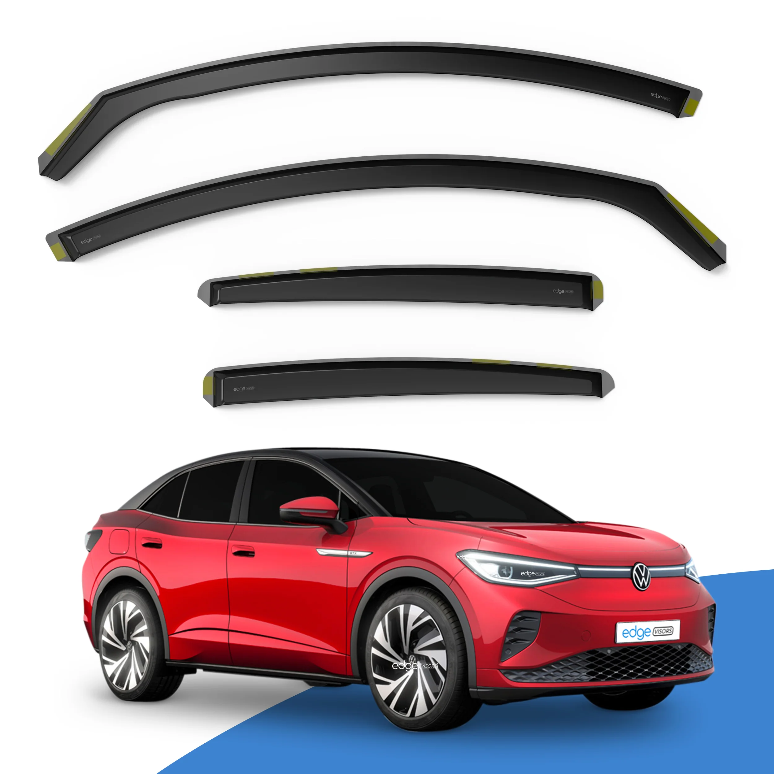 VW ID.5 2022-onwards 5 Door SUV Wind Deflectors 4pc - Image 2