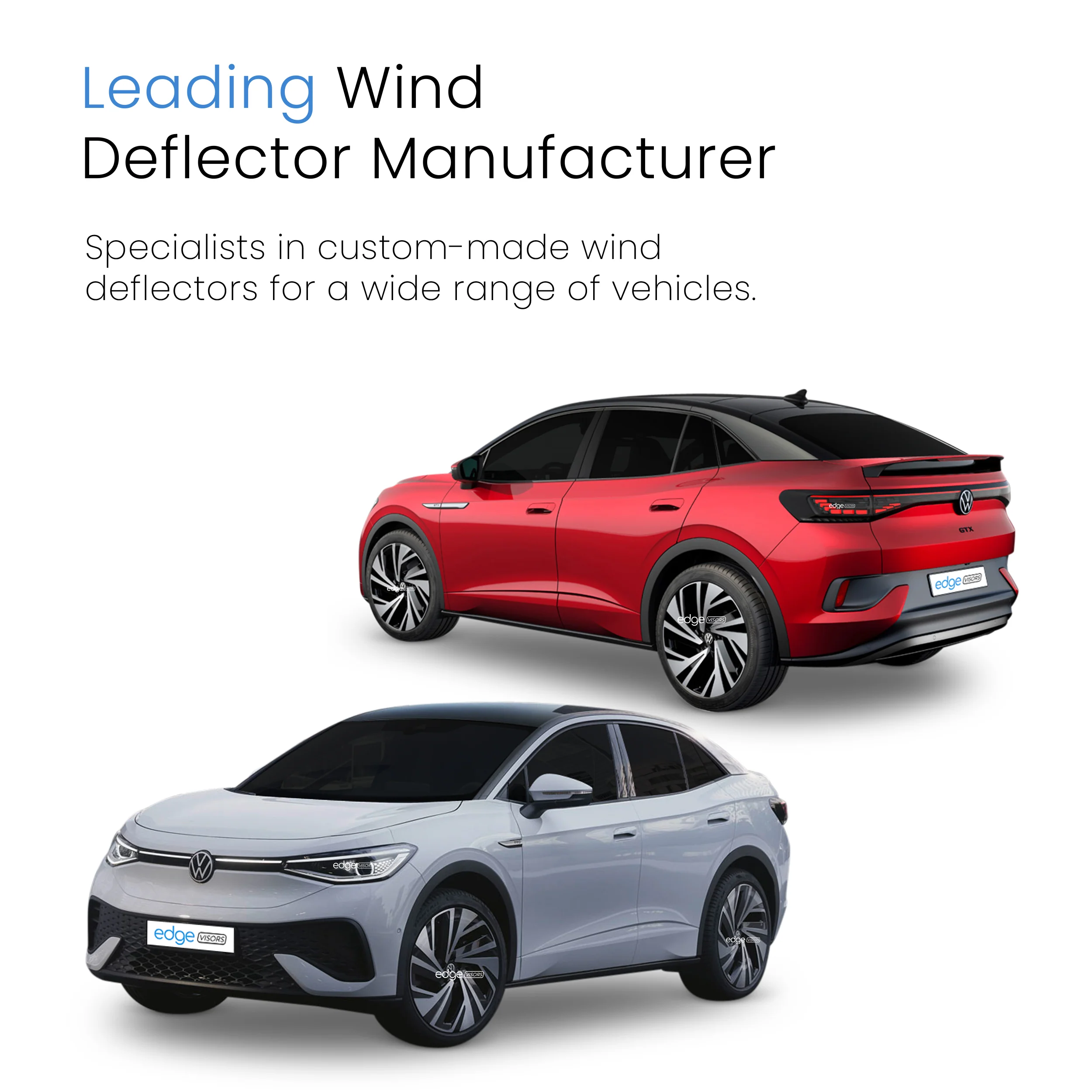 VW ID.5 2022-onwards 5 Door SUV Wind Deflectors 4pc - Image 4